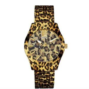 GUESS Ladies Sport Animal Print 40mm Watch